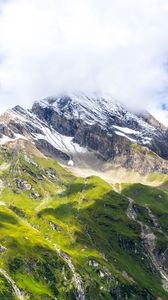 Preview wallpaper mountains, landscape, nature, fog