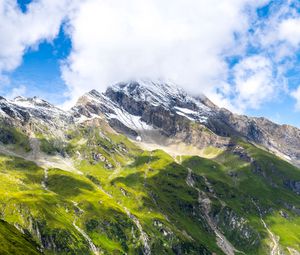 Preview wallpaper mountains, landscape, nature, fog