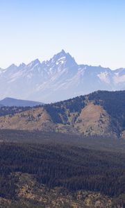 Preview wallpaper mountains, landscape, slope, nature, trees