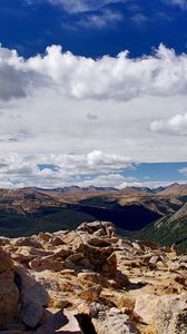 Preview wallpaper mountains, landscape, stones, relief, nature