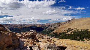 Preview wallpaper mountains, landscape, stones, relief, nature