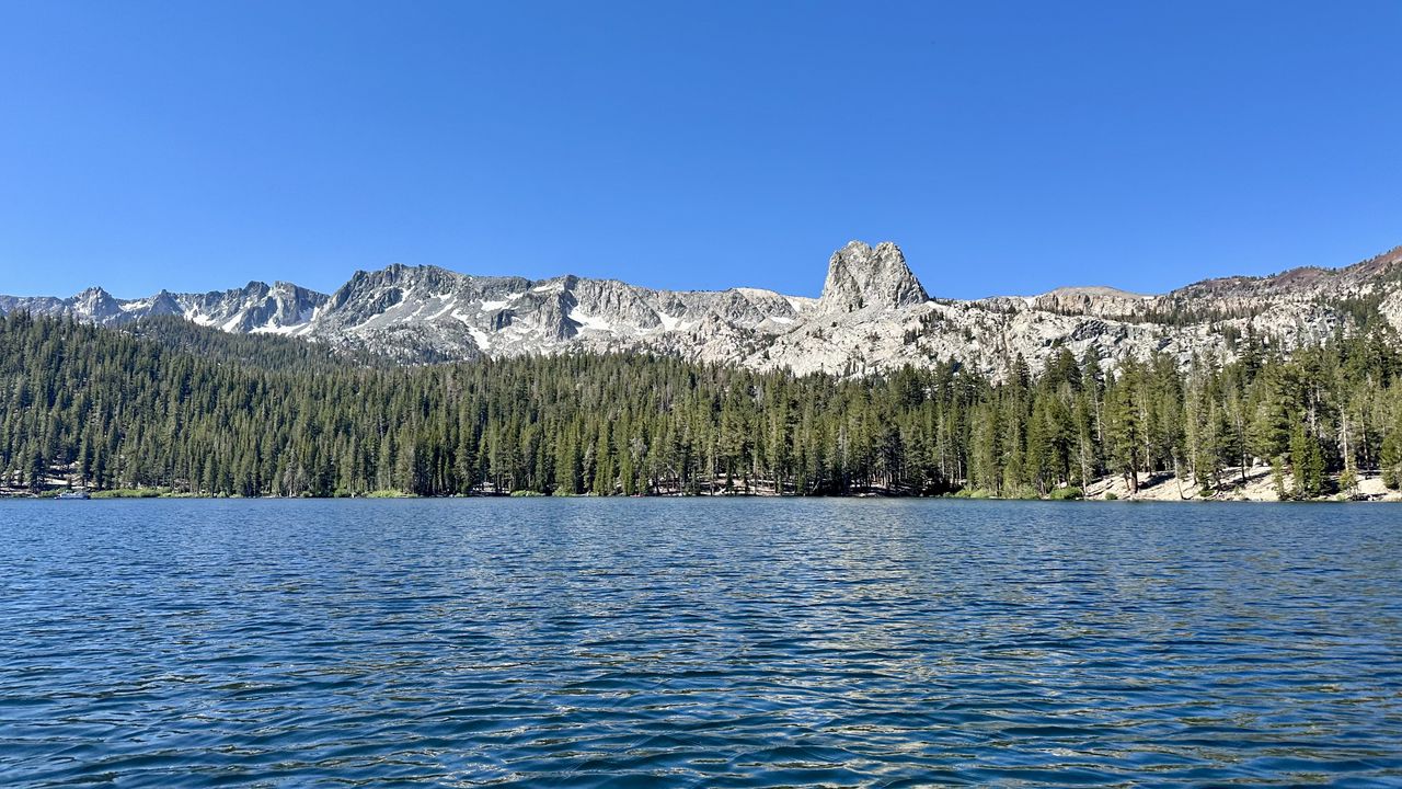 Wallpaper mountains, landscape, trees, river