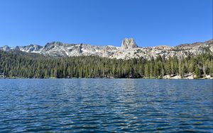 Preview wallpaper mountains, landscape, trees, river