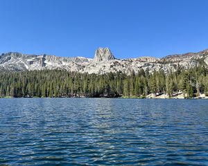 Preview wallpaper mountains, landscape, trees, river