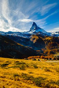 Preview wallpaper mountains, lawn, valley, landscape, nature