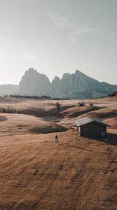 Preview wallpaper mountains, loneliness, valley, landscape