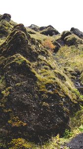 Preview wallpaper mountains, moss, grass, rocks