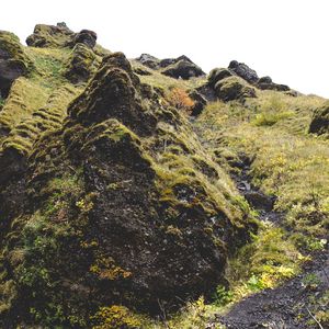 Preview wallpaper mountains, moss, grass, rocks