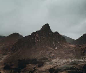 Preview wallpaper mountains, mountain, peak, landscape, nature