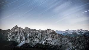 Preview wallpaper mountains, mountain range, peaks, height, landscape