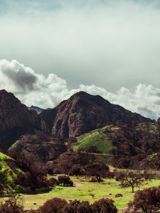 Preview wallpaper mountains, mountain range, plateau, elevation, landscape