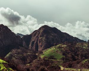 Preview wallpaper mountains, mountain range, plateau, elevation, landscape