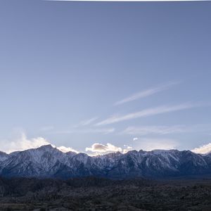 Preview wallpaper mountains, mountain range, rocky, landscape, outdoors