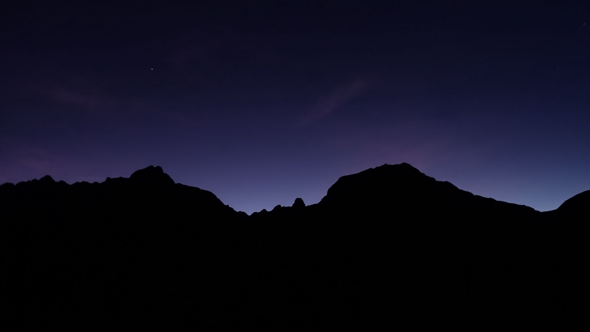 Download wallpaper 1920x1080 mountains, night, dark, nature full hd, hdtv,  fhd, 1080p hd background
