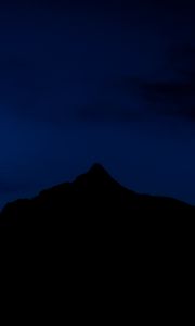 Preview wallpaper mountains, night, sky, darkness