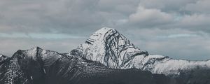Preview wallpaper mountains, peak, clouds, shadow, landscape