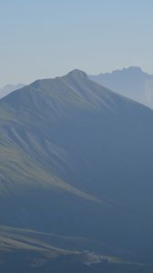 Preview wallpaper mountains, peak, landscape, nature, sky