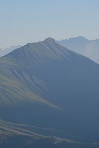 Preview wallpaper mountains, peak, landscape, nature, sky