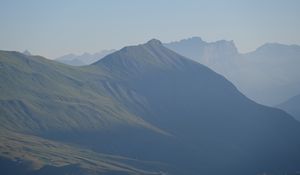 Preview wallpaper mountains, peak, landscape, nature, sky