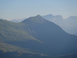 Preview wallpaper mountains, peak, landscape, nature, sky