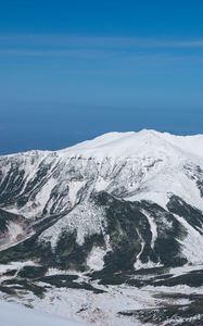 Preview wallpaper mountains, peak, snow, relief, nature, landscape