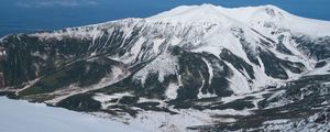 Preview wallpaper mountains, peak, snow, relief, nature, landscape