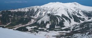 Preview wallpaper mountains, peak, snow, relief, nature, landscape