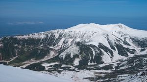 Preview wallpaper mountains, peak, snow, relief, nature, landscape