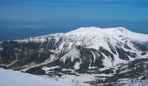 Preview wallpaper mountains, peak, snow, relief, nature, landscape