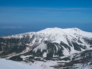 Preview wallpaper mountains, peak, snow, relief, nature, landscape