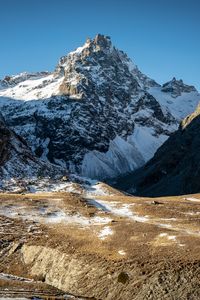 Preview wallpaper mountains, peak, snow, nature, landscape