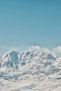 Preview wallpaper mountains, peak, snowy