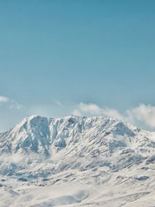 Preview wallpaper mountains, peak, snowy