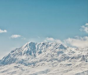 Preview wallpaper mountains, peak, snowy