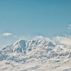 Preview wallpaper mountains, peak, snowy