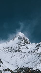 Preview wallpaper mountains, peak, snowy, snow