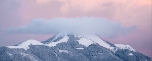 Preview wallpaper mountains, peaks, clouds