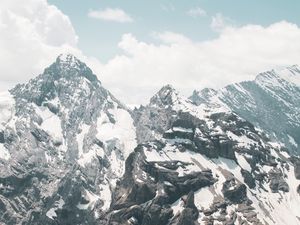 Preview wallpaper mountains, peaks, landscape, switzerland