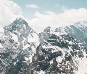 Preview wallpaper mountains, peaks, landscape, switzerland