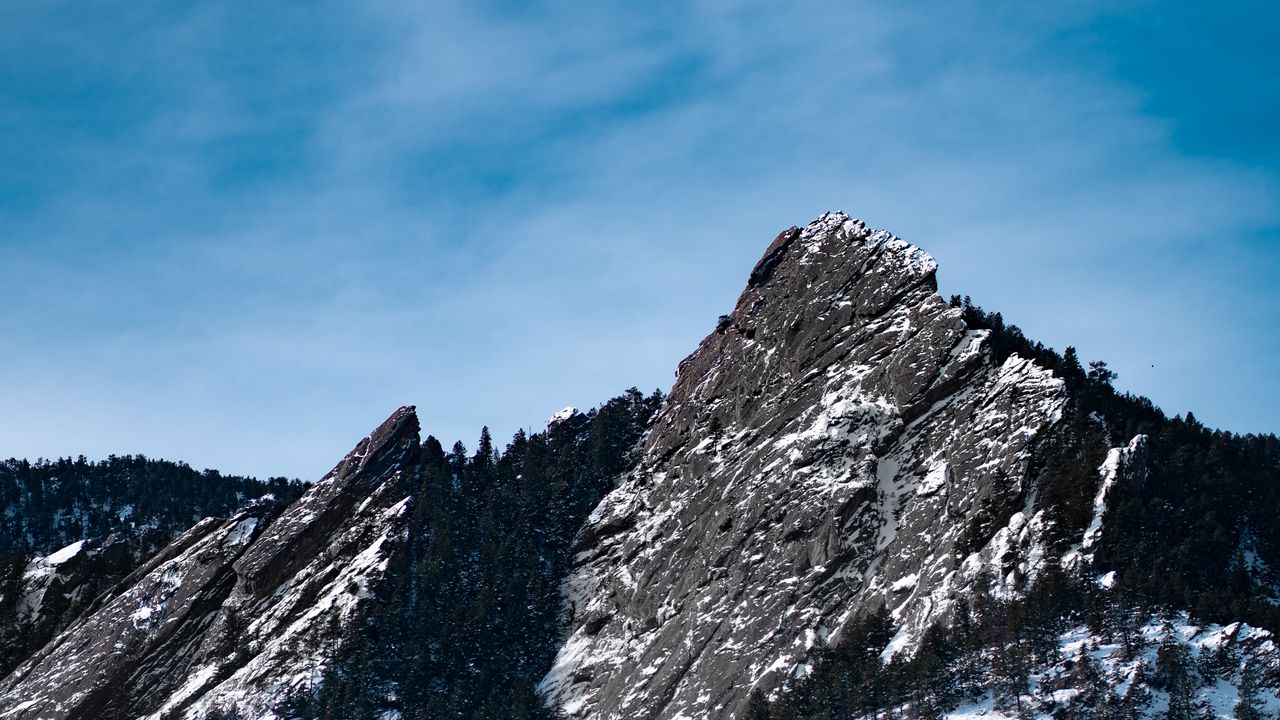 Wallpaper mountains, peaks, landscape, snow, slopes
