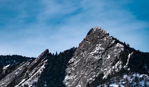 Preview wallpaper mountains, peaks, landscape, snow, slopes