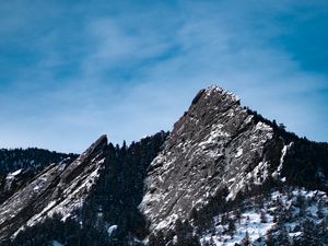 Preview wallpaper mountains, peaks, landscape, snow, slopes