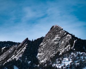 Preview wallpaper mountains, peaks, landscape, snow, slopes