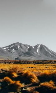 Preview wallpaper mountains, peaks, landscape, bushes, stones