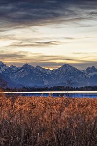 Preview wallpaper mountains, peaks, landscape, autumn