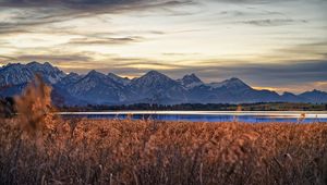 Preview wallpaper mountains, peaks, landscape, autumn