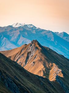 Preview wallpaper mountains, peaks, relief, new zealand