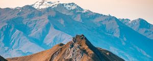 Preview wallpaper mountains, peaks, relief, new zealand