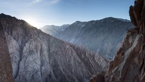 Preview wallpaper mountains, peaks, rocks