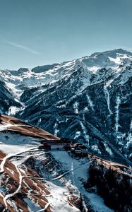 Preview wallpaper mountains, peaks, slopes, snow, alps